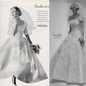 Priscilla of Boston 1955 Vintage Wedding Gowns